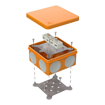 60-0300-FR6.0-4-4-Р коробка огнестойкая для о/п двухкомпонентная 60-0300-FR6.0-4-4-Р Е15-Е60 100х100х50 Промрукав
