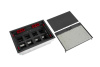 DR-PRO-017111 лючок напольный, 16 модулей, горизонтальный, пластиковая крышка, серый Datarex