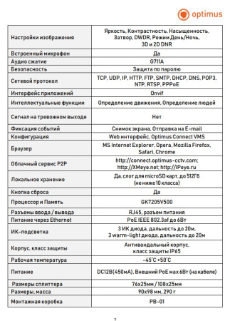 IP-E044.0(2.8)MPCL_V.1 купольная уличная всепогодная IP камера видеонаблюдения с встроенным микрофоном Optimus