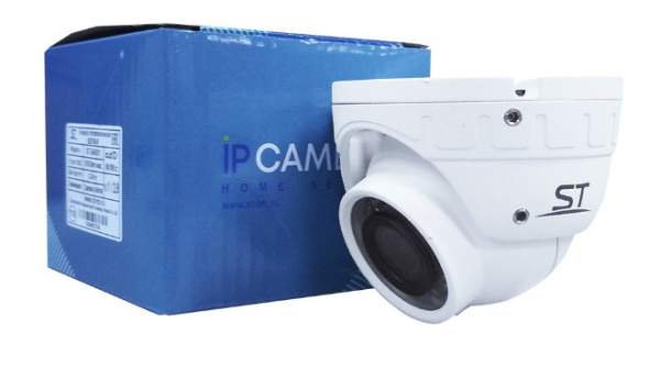 ST-S4501 POE 4Мп (2,8мм) уличная купольная всепогодная IP-камера видеонаблюдения с встроенным микрофоном Space Technology