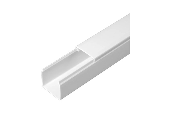 PR.0612122 кабель-канал белый 2-й замок в г/к 12х12 мм (242м/уп) Промрукав