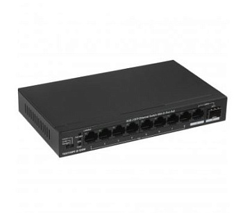 TEG1110PF-8-120W 10-портовый неуправляемый PoE-коммутатор Gigabit Ethernet Tenda