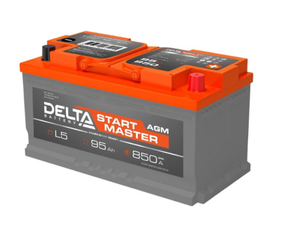 Аккумулятор Delta START MASTER 95 Ah AGM