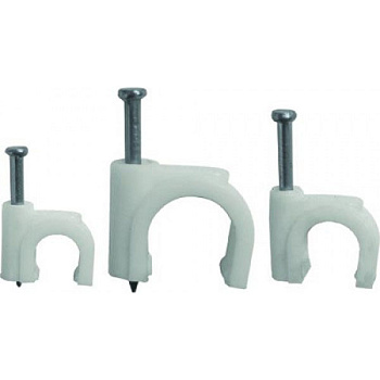 Крепеж кабеля круглый 4мм 07-4004 (50 шт/уп) REXANT