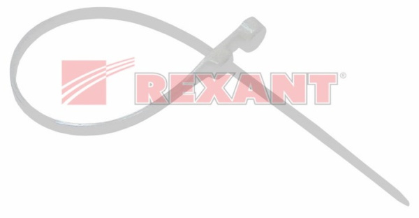 Хомут под винт nylon 3.6х150 мм белый (07-0154) (100 шт/уп) REXANT