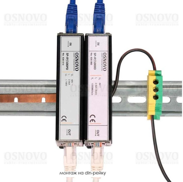 SP-IP/1000PD грозозащита для локальной вычислительной сети Osnovo