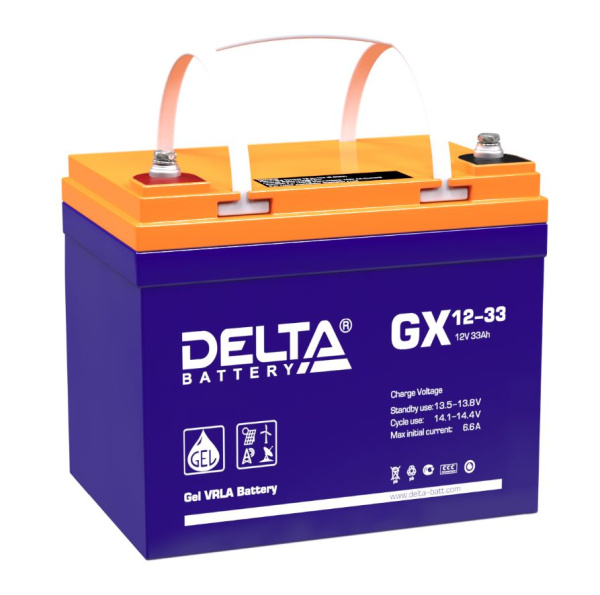 Аккумулятор Delta GX 12-33