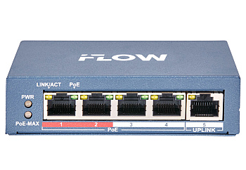 F-SW-EU205POE-V коммутатор L2 неуправляемый 4 порта iFlow