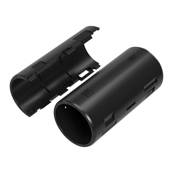 PR13.0416 муфта разборная d32 мм атмосферостойкая черная (36шт/360шт уп/кор) Промрукав