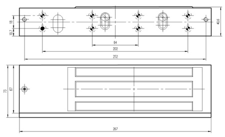 ST-EL500ML замок электромагнитный Smartec
