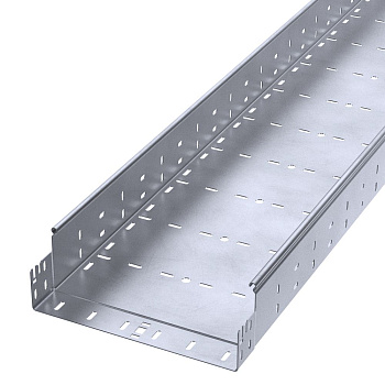 PR16.13604 лоток перфорированный Профи INOX (AISI 316) 300х100х6000 (1,5 мм) (12 м/уп) Промрукав