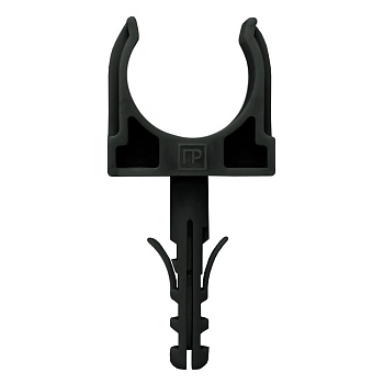 PR13.0306 крепеж-клипса с дюбелем черная d32 мм в малой упаковке (10шт/450шт уп/кор) Промрукав