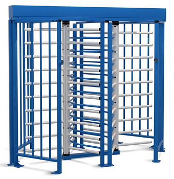 PERCo-RTD-20.2 сдвоенный полноростовый роторный турникет с механическим приводом PERCo