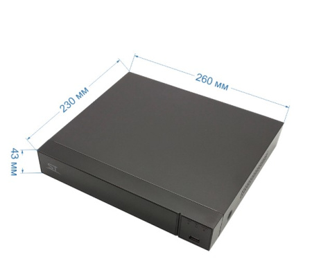 ST-NVR-V1612F95 PRO IP-видеорегистратор 16-канальный до12Mp 1 HDD FORT Space Technology