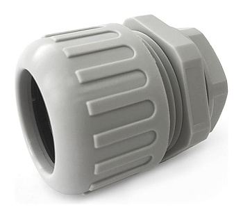 PR08.3751 муфта вводная усиленная для гофрированных труб черная ВМУ-ГТ-20 (М16) (N-MGW16-21B) Промрукав