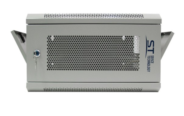 ST-NCP6U02 (СЕРЫЙ) С ПОЛКОЙ шкаф телекоммуникационный 19" Space Technology