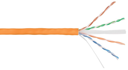 NKL 9140C-OR кабель NIKOLAN U/UTP 4 пары (305 м/бухта)