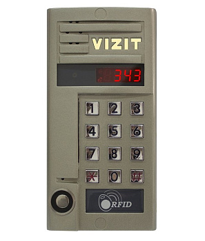 БВД-343RTCPL многоабонентский видеодомофон ВИЗИТ