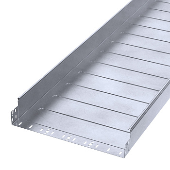 PR16.13736 лоток неперфорированный Профи INOX (AISI 316) 500х100х6000 (1,2 мм) (12 м/уп) Промрукав