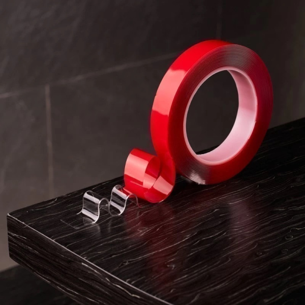 Двухсторонний скотч REXANT, прозрачный, на акриловой основе, 20 мм (09-6520) 