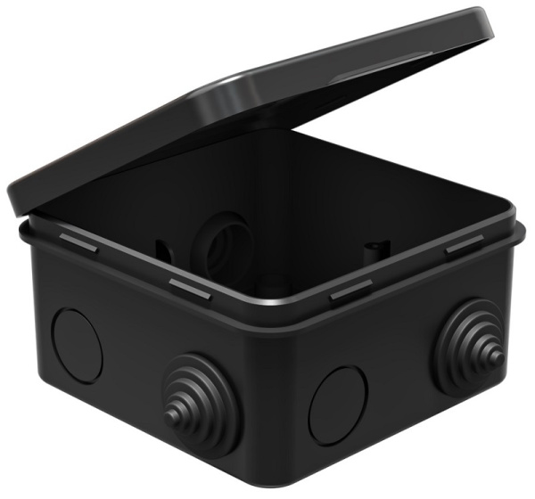 GE41256-05 Коробка распределительная наружного монтажа с откидной крышкой 100х100х50мм