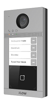 F-VI-1407ISMCWE1 IP вызывная панель на четырех абонентов с ИК-подсветкой и Wi-Fi iFlow