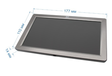 ST-M209/7 (TS/SD/WF/IPS) СЕРЫЙ монитор домофона Space Technology