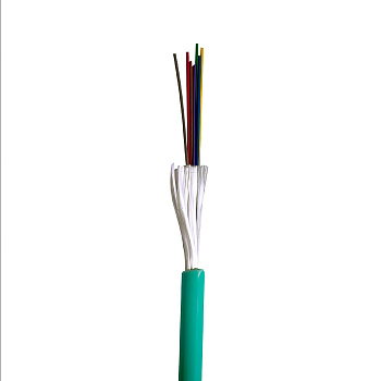 DR-152102 кабель волоконно-оптический распределительный, универсальный, 8x50/125 OM3 нг(А)-HF, плотный буфер, бирюзовый (аква) Datarex