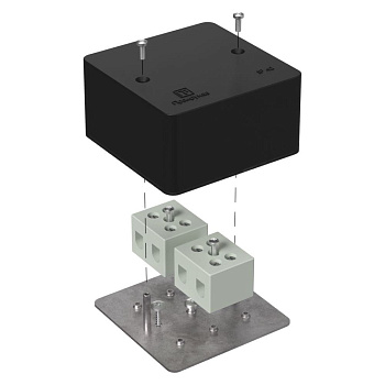 40-0460-9005-FR16.0-4 коробка огнестойкая для кабель-канала 40-0460-FR16.0-4 Е15-Е120 RAL9005 85х85х45 (44 шт/кор) Промрукав