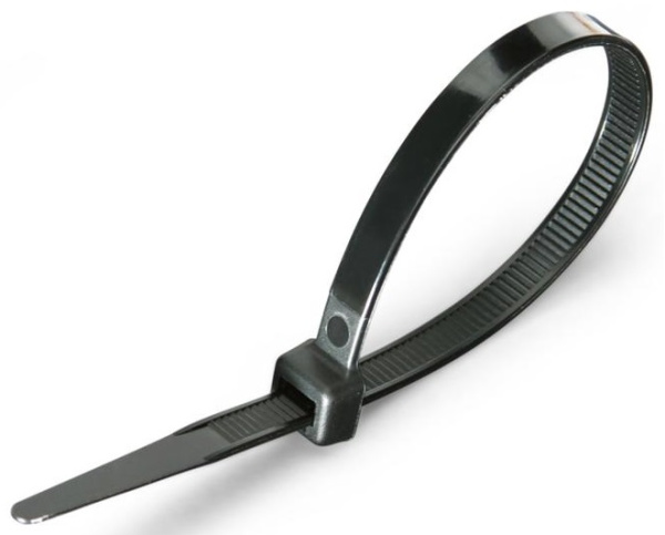 Стяжки нейлоновые КСС 4х200 (ч) (100 шт/уп) Fortisflex