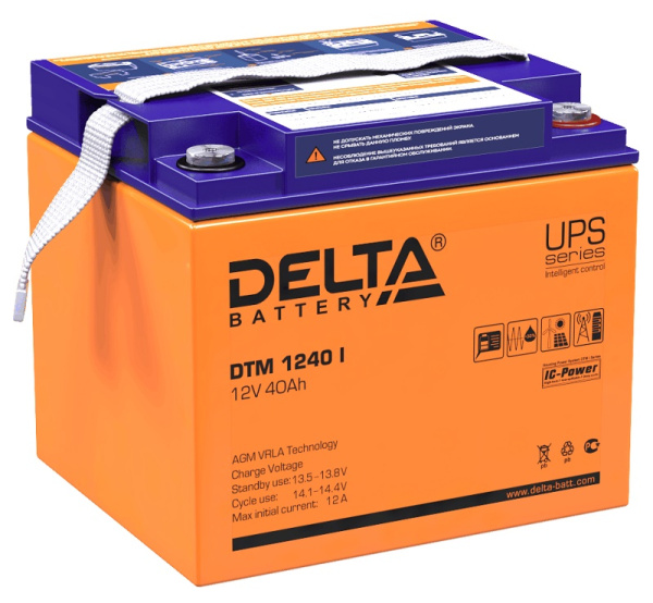 Аккумулятор Delta DTM 1240 I 