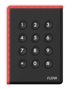 F-KD-4408PDK считыватель Desfire Mifare карт с механической клавиатурой iFlow