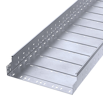 PR16.13523 лоток перфорированный Профи INOX (AISI 316) 400х100х6000 (1,0 мм) (12 м/уп) Промрукав