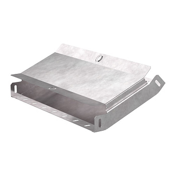 PR16.0592 Угол вертикальный внутренний 45 градусов с крышкой Стандарт 400х50 Промрукав