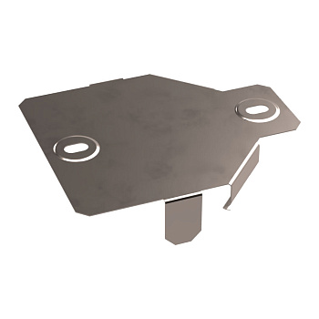 PR16.6100 Крышка переходника симметричного Стандарт INOX (AISI 409) 100х50 Промрукав PR16.6100 Крышка переходника симметричного Стандарт INOX (AISI 409) 100х50 Промрукав