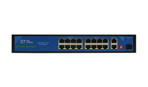 ST-S165POE (2G/1S/250W/A)PRO (версия 2) сетевой PoE коммутатор Space Technology