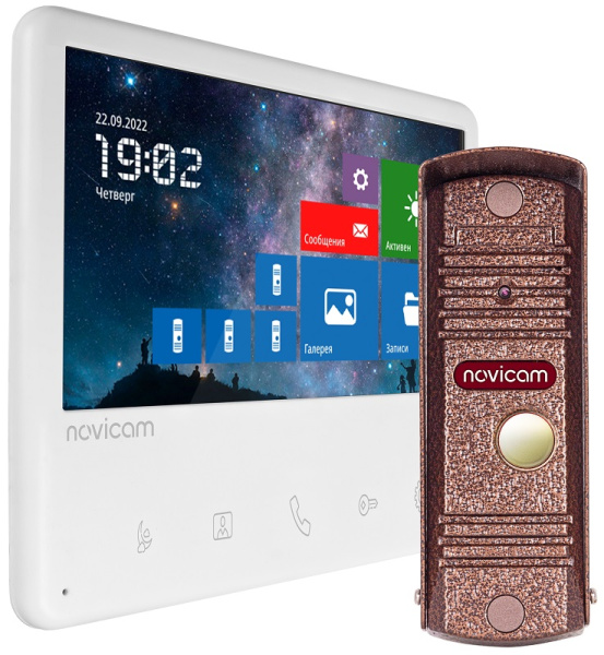 UNIT 7 KIT FHD (ver.4005) комплект видеодомофона 7'' c вызывной панелью Novicam