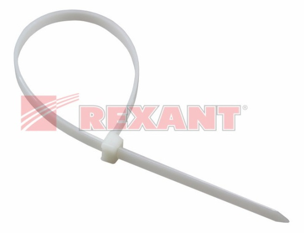 Хомут nylon 2.5х150 мм белый (07-0150) (100 шт/уп) REXANT