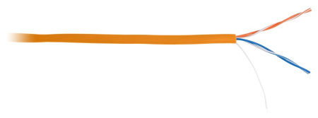 EC-UU002-5-LSZH-OR кабель NETLAN U/UTP, (305 м/бухта)