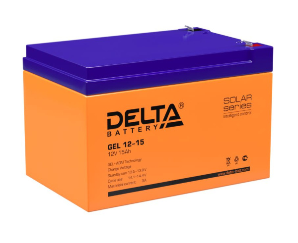 Аккумулятор Delta GEL 12-15