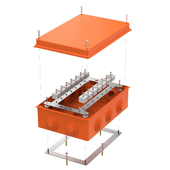 40-0330-FR6.0-28 коробка огнестойкая для о/п 40-0330-FR6.0-28 Е15-Е120 RAL2004 260х175х90 (7 шт/кор) Промрукав