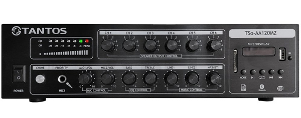TSo-AA120MZ компактный трансляционный усилитель Tantos