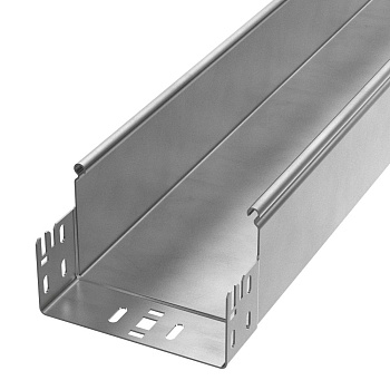 PR16.13976 лоток неперфорированный Профи INOX (AISI 304) 150х100х6000 (1,5 мм) (12 м/уп) Промрукав