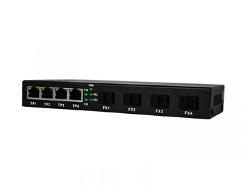 U1E-4G/4S неуправляемый оптический коммутатор с 4 портами RJ-45 и 4 портами SFP Optimus 