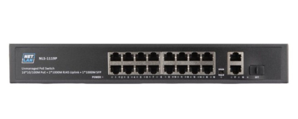 NLS-1119P коммутатор неуправляемый NETLAN