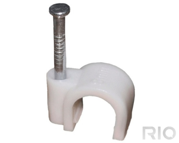 Крепеж кабеля круглый 4мм 07-4004 (50 шт/уп) REXANT