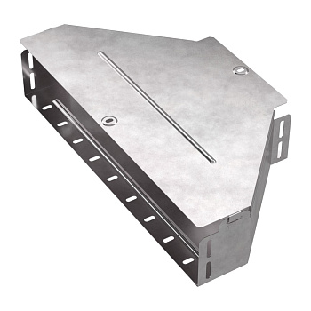 PR16.0663 Переходник симметричный с крышкой Стандарт 500х200х100 Промрукав PR16.0663 Переходник симметричный с крышкой Стандарт 500х200х100 Промрукав