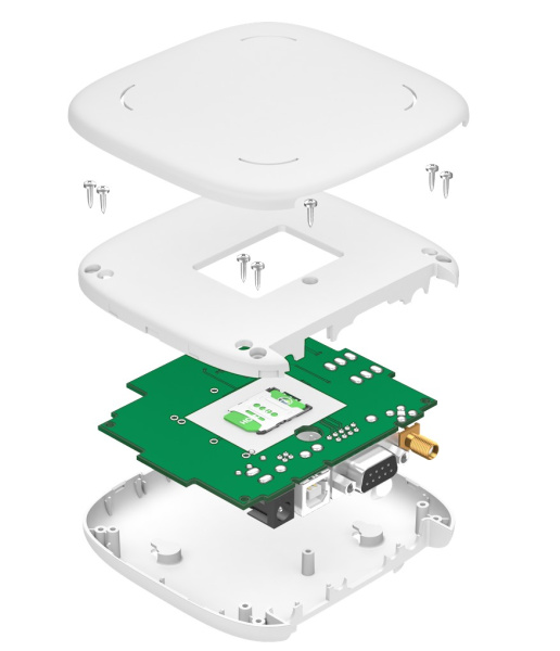 Стационарный GSM модем 900/1800 МНz RS232/USB (белый корпус) Ритм
