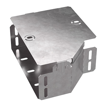 PR16.0492 Переходник левый с крышкой Стандарт 200х150х80 Промрукав