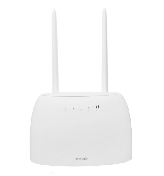 4G06 роутер Wi-Fi 4, N300, 2.4ГГц, 2 LAN, 3G/4G, белый TENDA